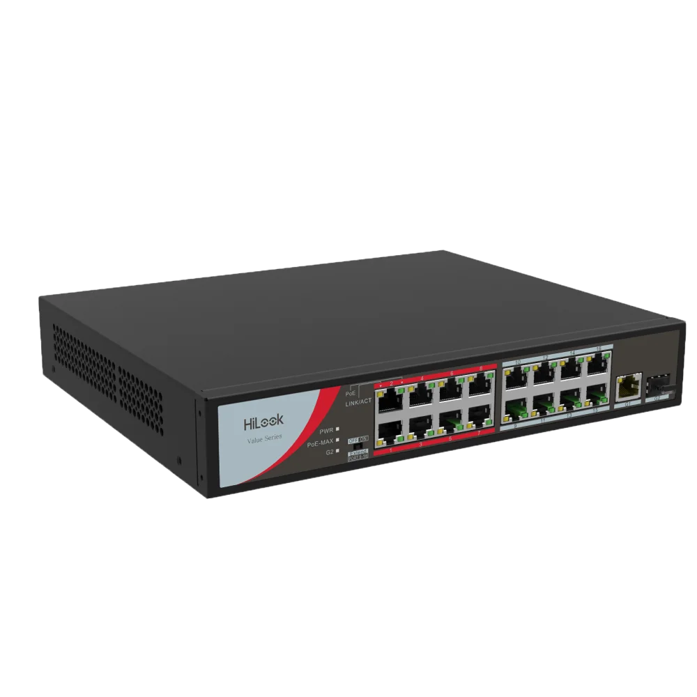 16 Port Fast Ethernet POE Switch