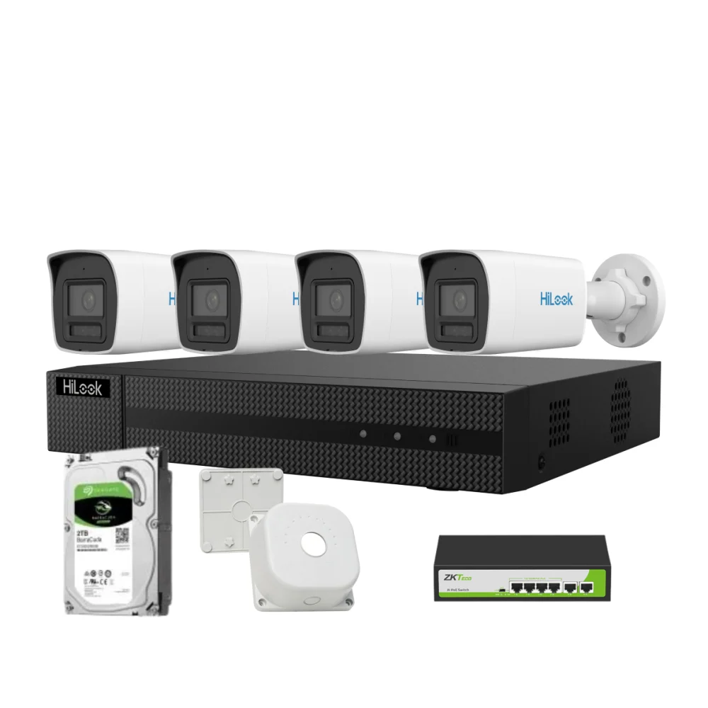 4'lü Ip Kamera Seti